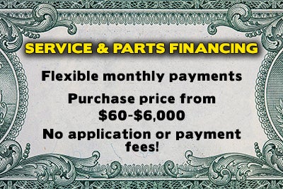 Service & Parts Financing